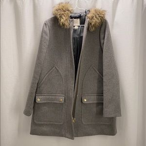J. Crew Factory Chateau Parka in Grey
